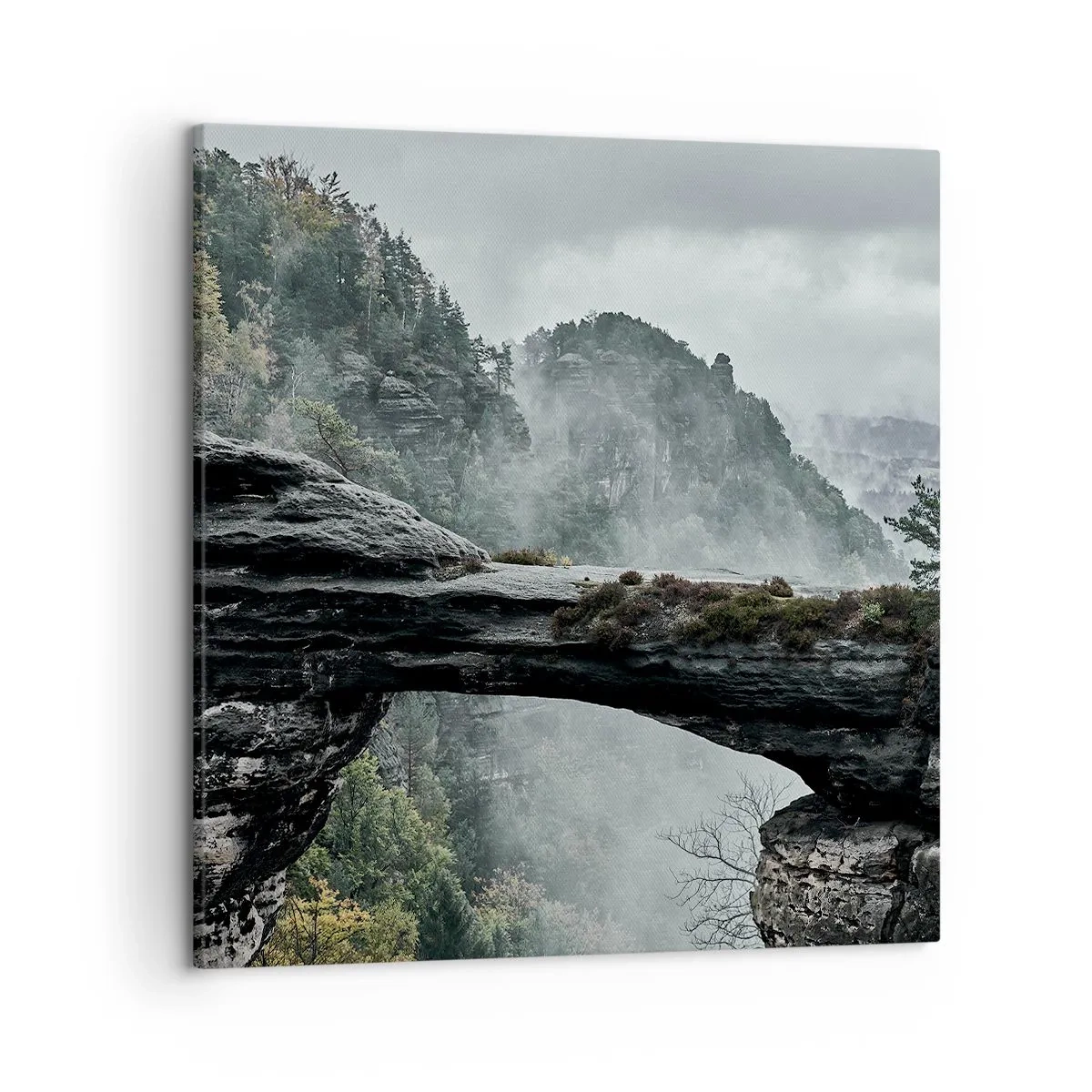 Lærredstryk - Billede på lærred - Eventyret er ved at begynde - 50x50 cm