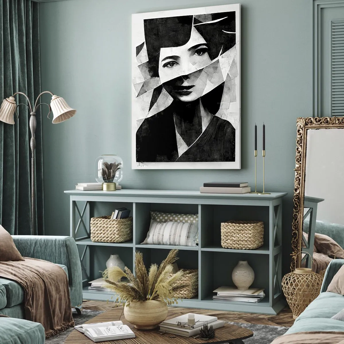 Lærredstryk - Billede på lærred - I sandhed hvad du er... - 55x100 cm