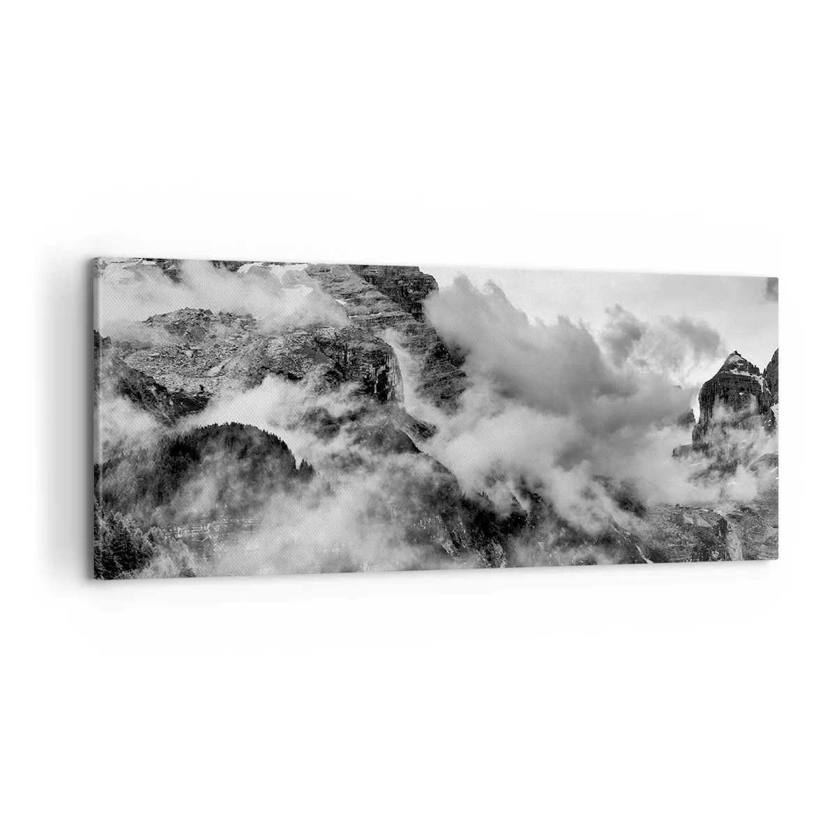 Lærredstryk - Billede på lærred - Smukt og grusomt - 100x40 cm