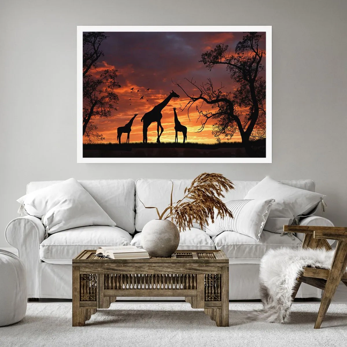 Plakat - En lille middag med dem, du holder af - 70x50 cm