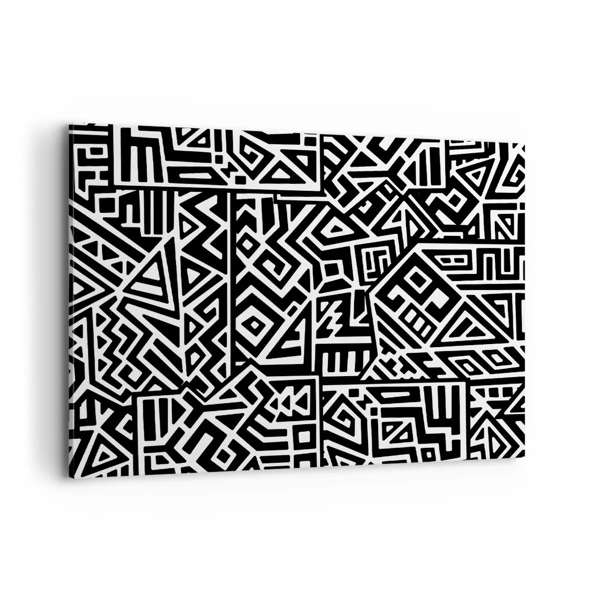 Lærredstryk - Billede på lærred - Præcolumbiansk sammensætning - 100x70 cm