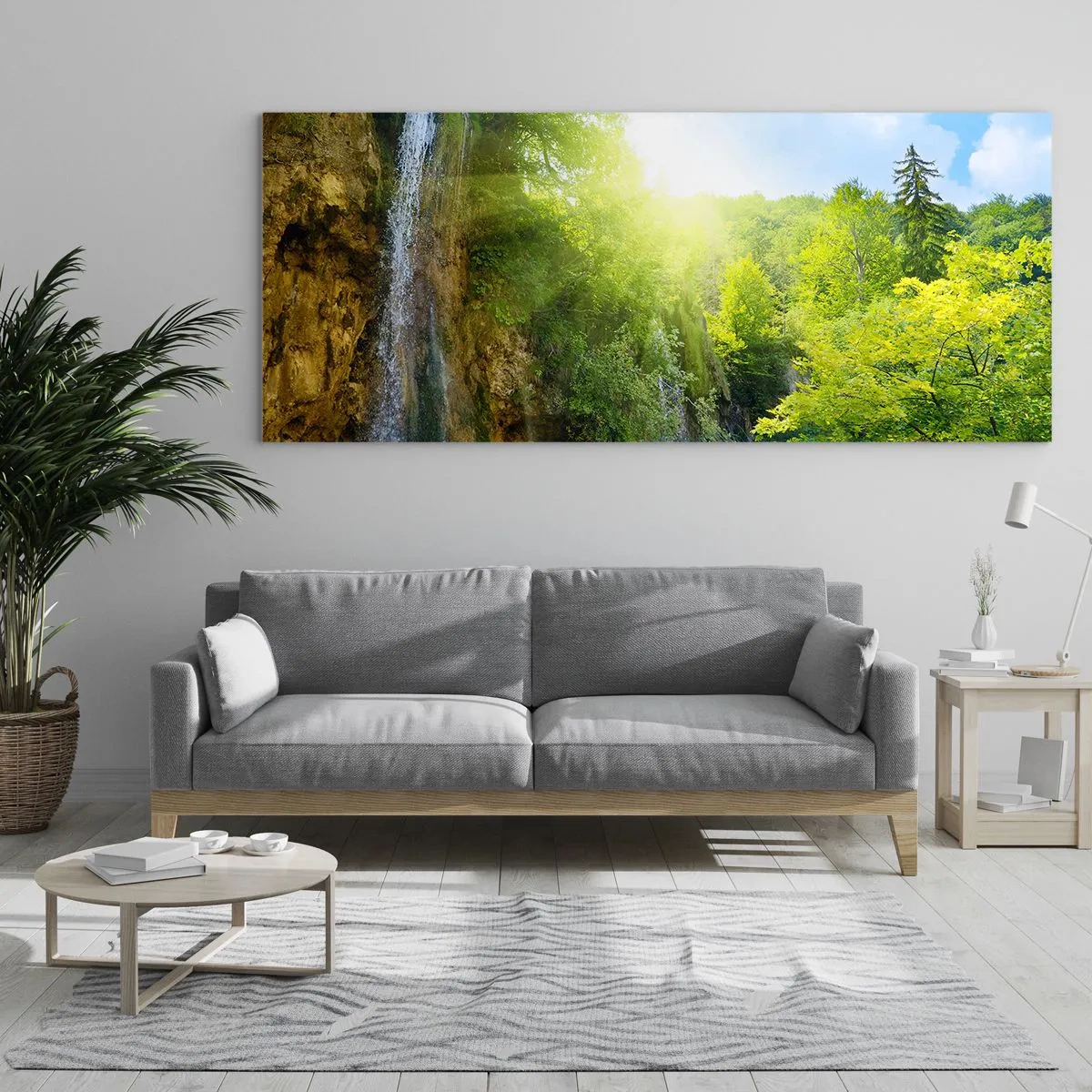 Billede på glas - Det må være Eden - 140x50 cm