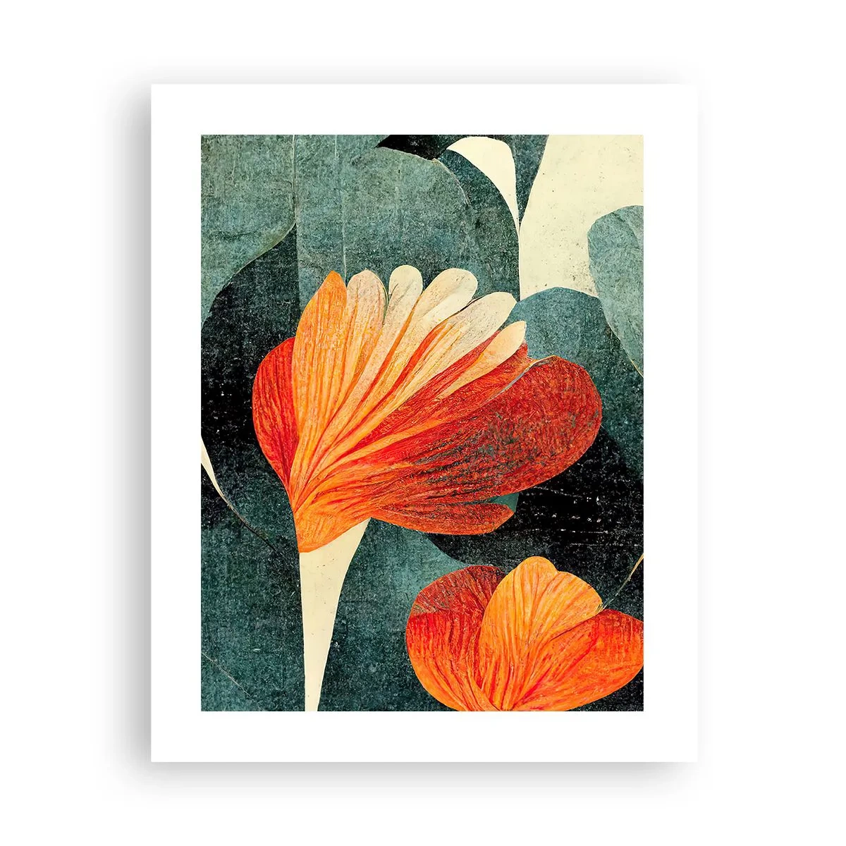 Plakat - Varmen fra troperne og køligheden fra det grønne - 40x50 cm