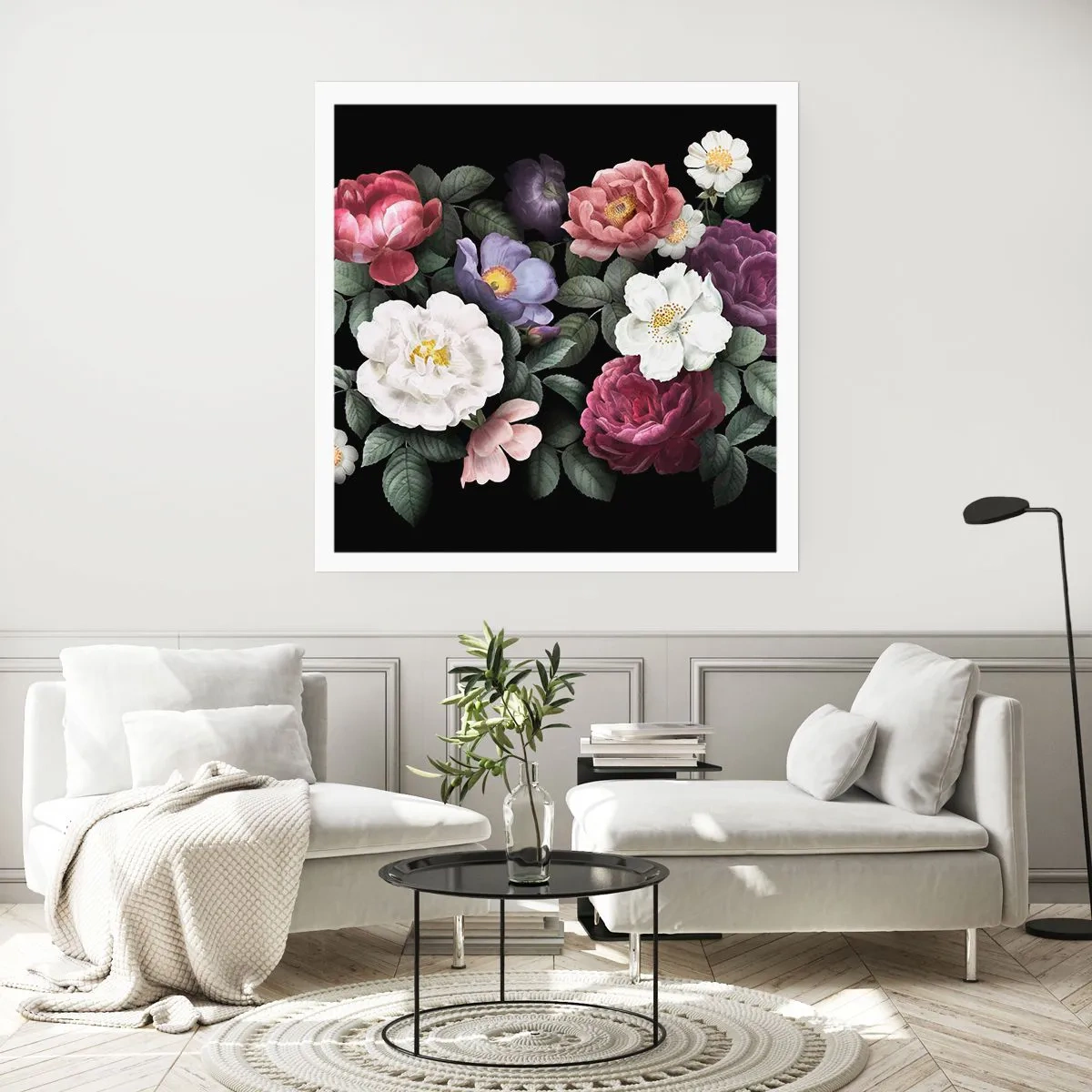 Plakat - Fra en engelsk have - 40x40 cm