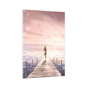 Billede på glas - I lyset af en drøm - 70x100 cm