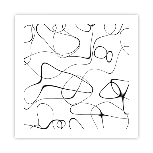 Plakat - Livets veje, skæbnens omskiftelser - 50x50 cm