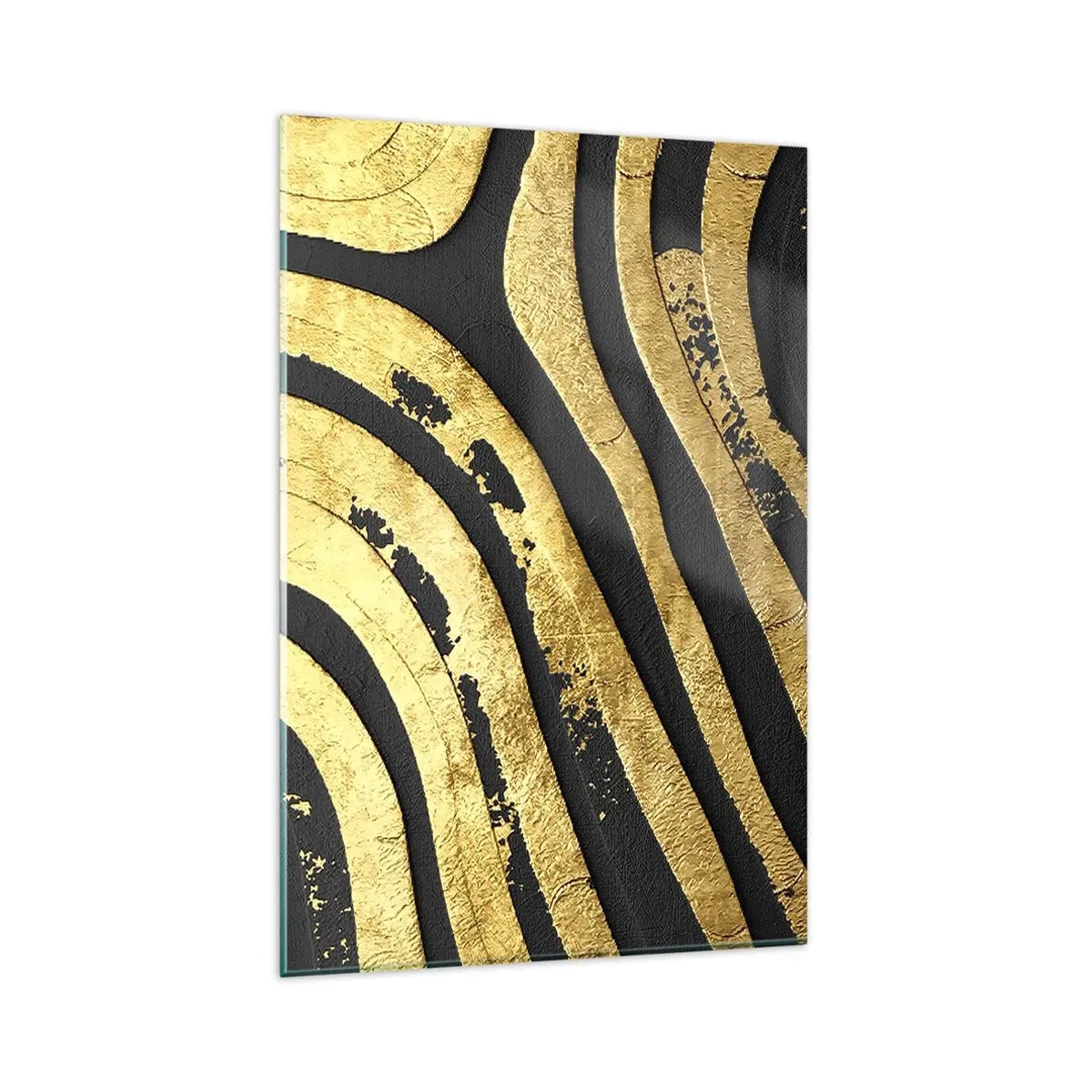 Billede på glas - Alt flyder - 80x120 cm