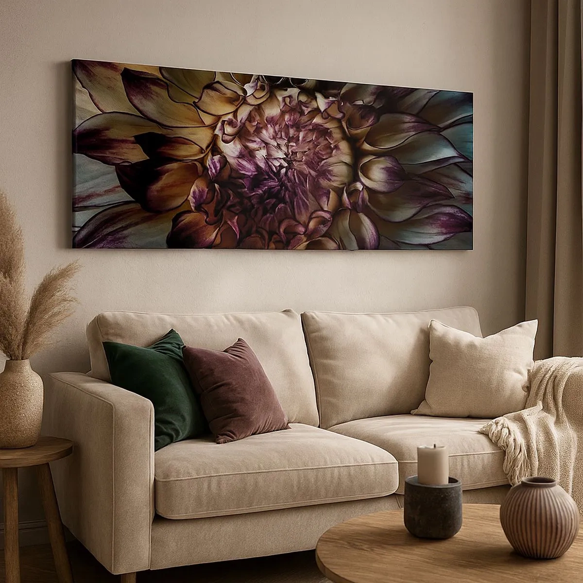 Lærredstryk - Billede på lærred - Ungdommens blomstring - 100x40 cm