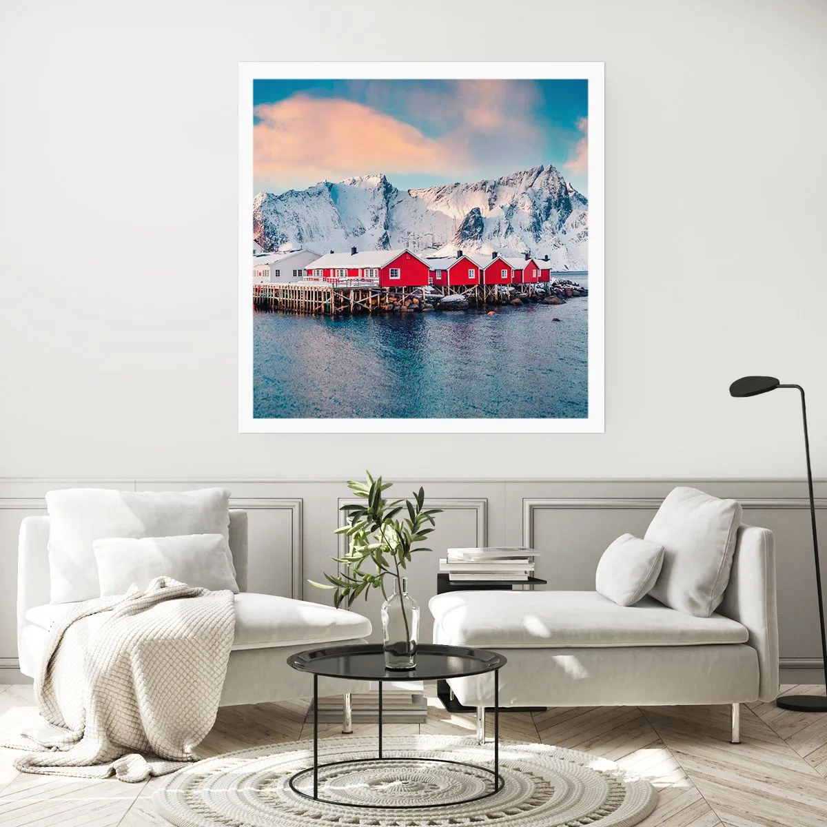 Plakat - Nordlig tilbagetrækning - 30x30 cm