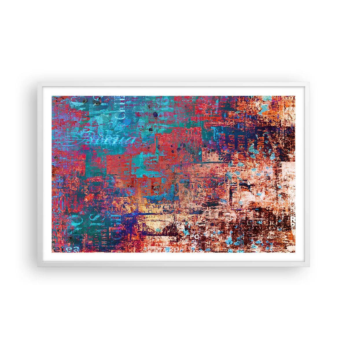 Plakat i hvid ramme - Hukommelse og glemsel - 91x61 cm