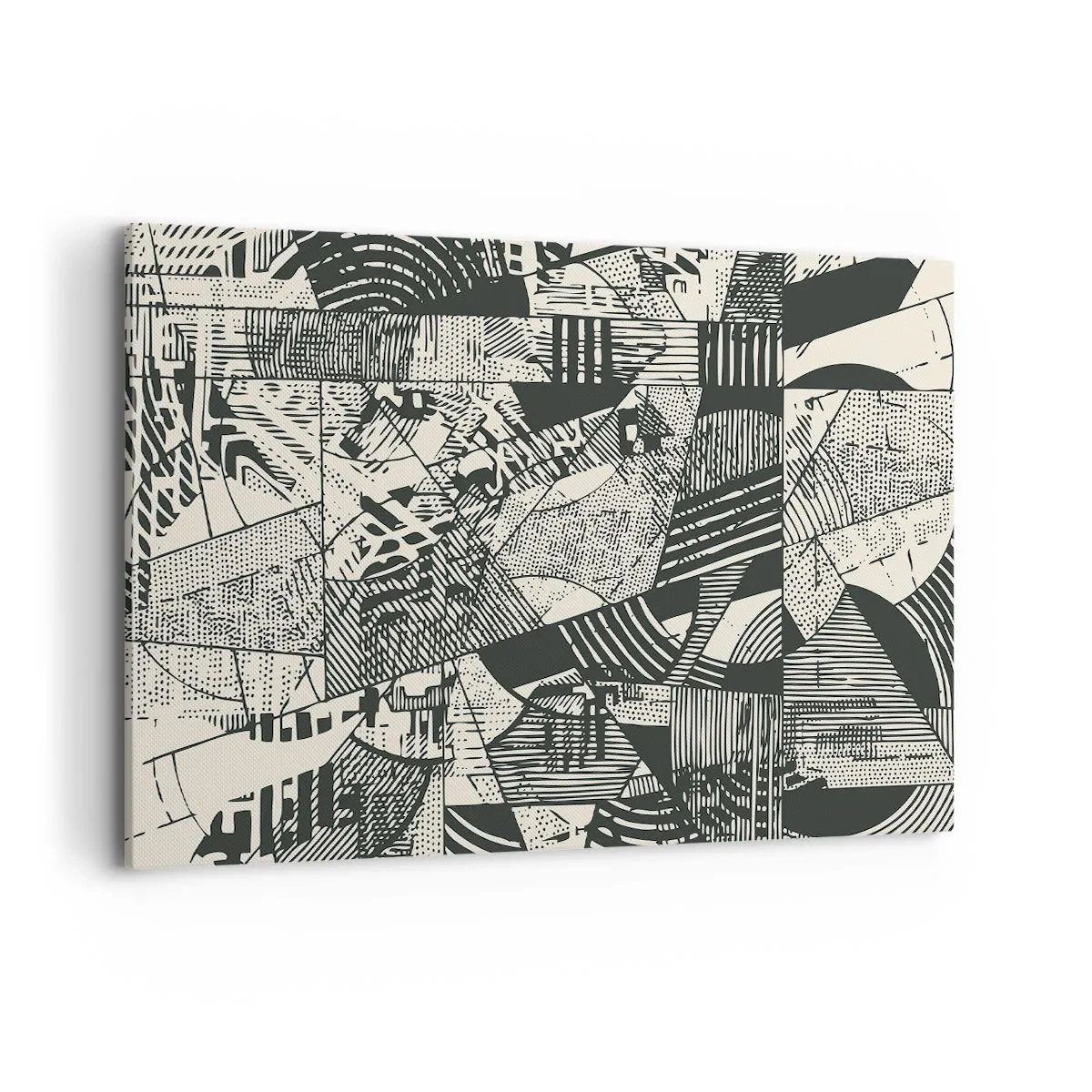 Lærredstryk - Billede på lærred - Nutidens dynamik - 120x80 cm