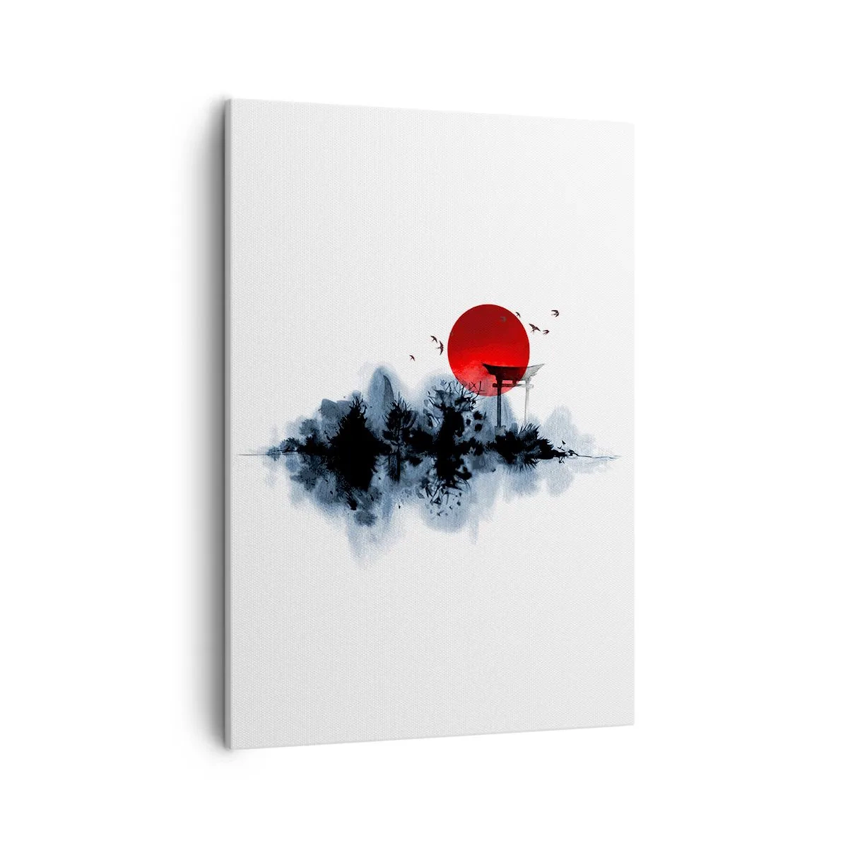 Lærredstryk - Billede på lærred - Et japansk synspunkt - 50x70 cm