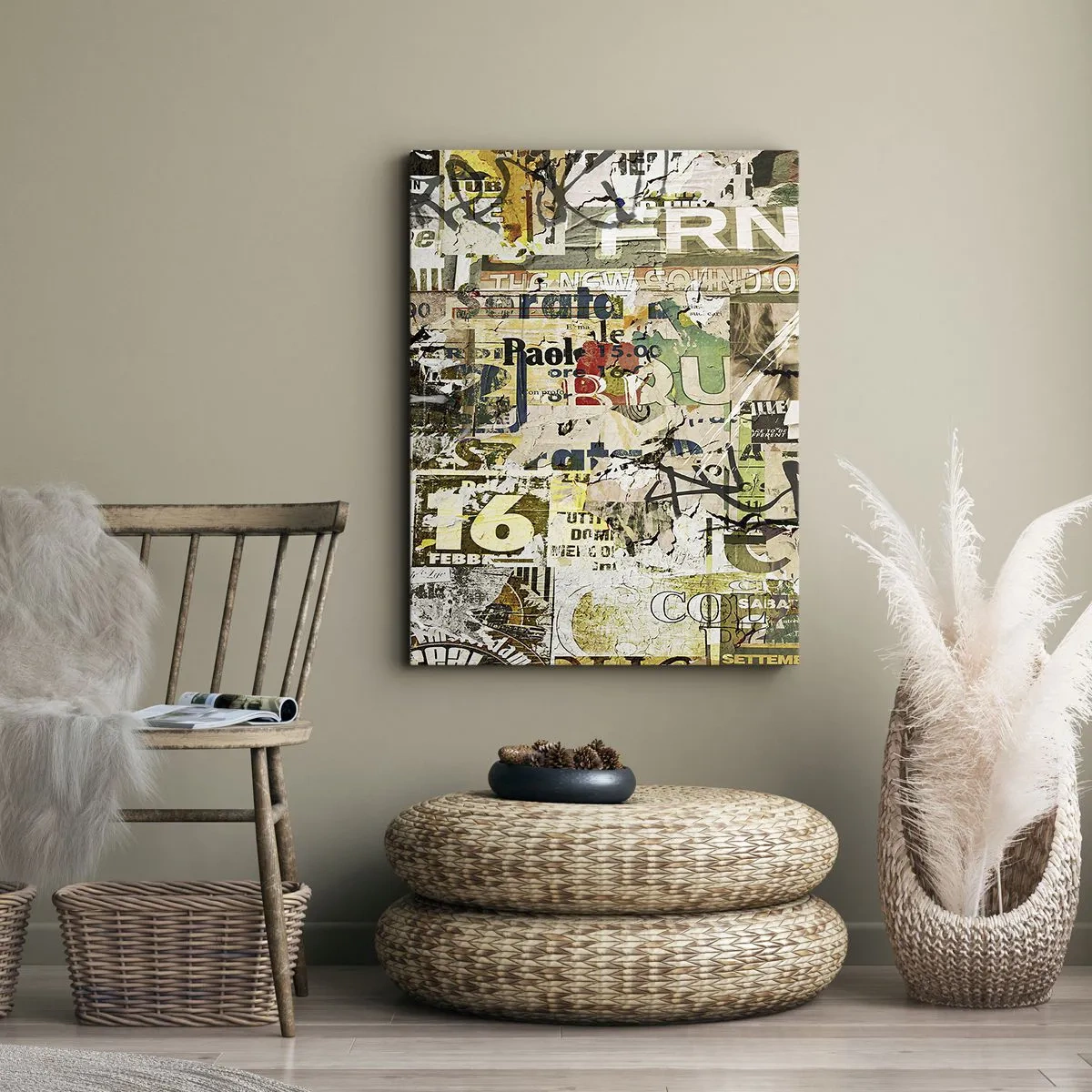 Lærredstryk - Billede på lærred - Åh, det er ved at ske... - 50x70 cm