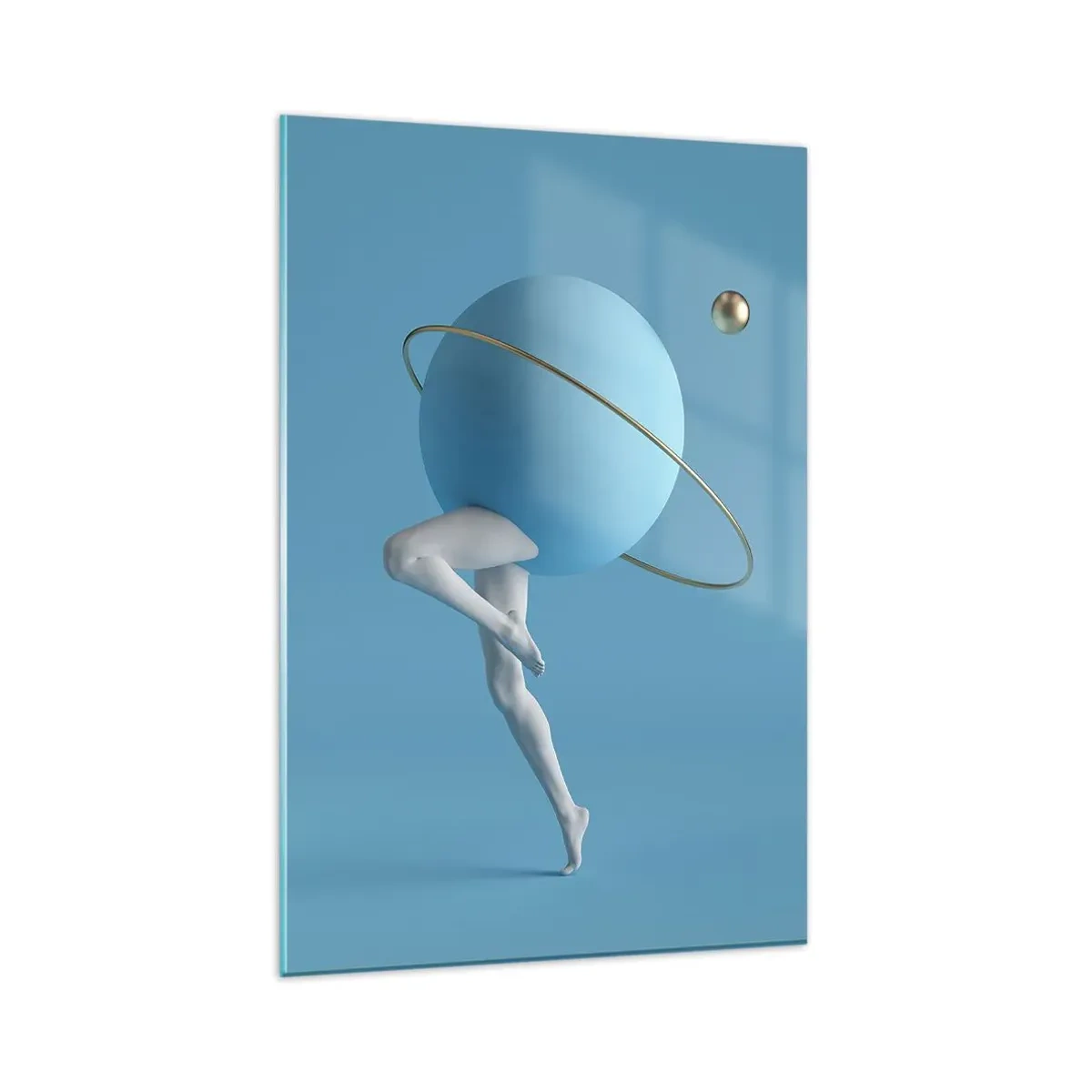 Billede på glas - Og planeterne går amok - 80x120 cm