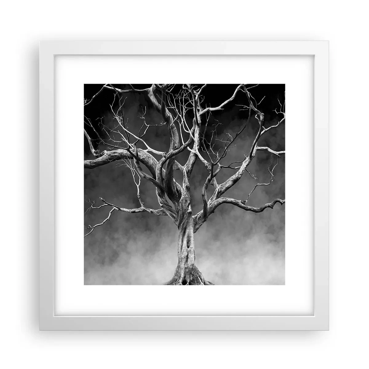 Plakat i hvid ramme - Primær og hellig - 30x30 cm