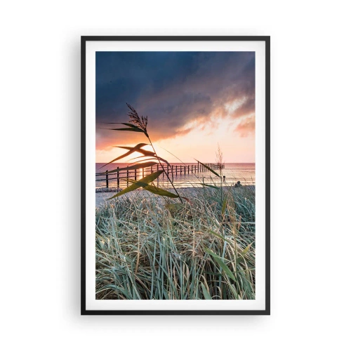 Plakat i sort ramme - Ikke passerer med vinden - 61x91 cm