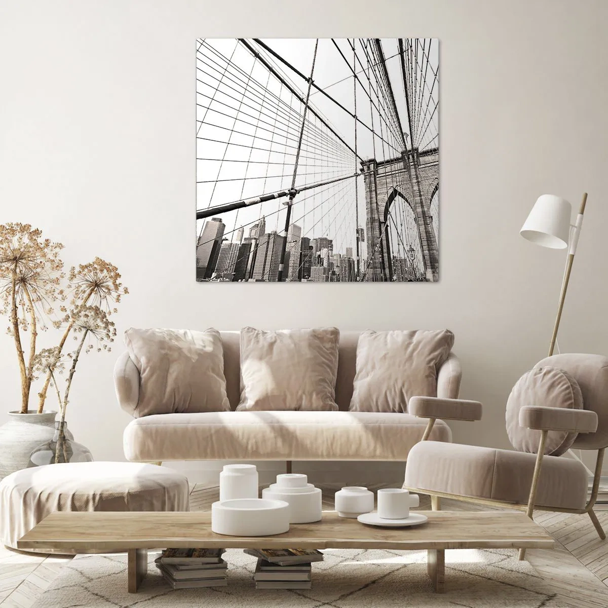 Lærredstryk - Billede på lærred - Katedralen i New York - 30x30 cm
