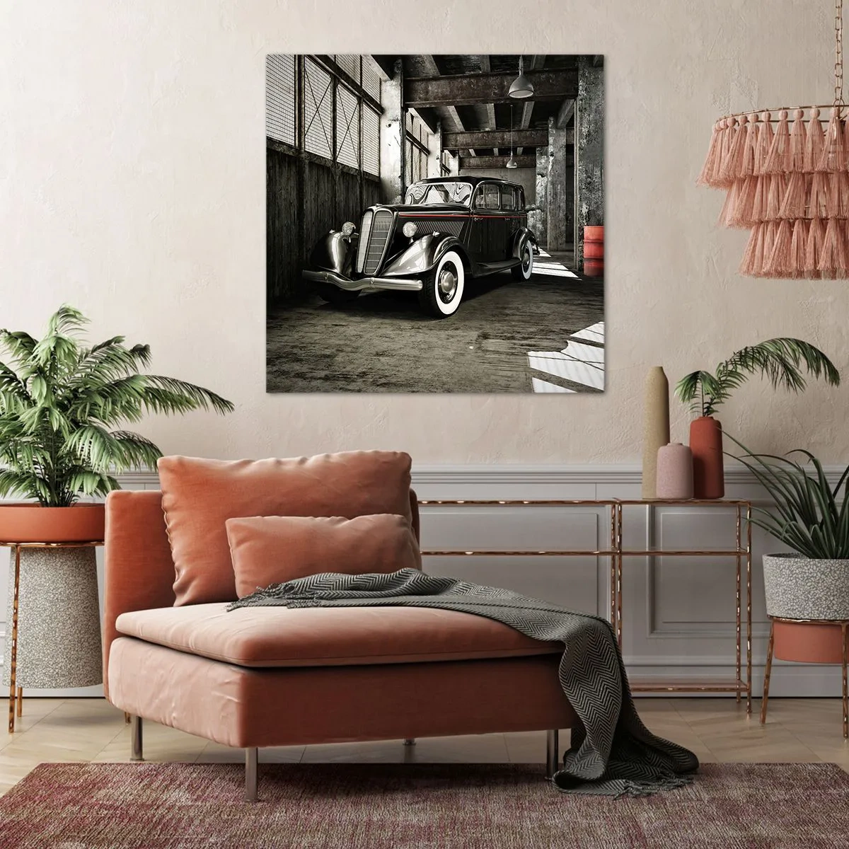 Lærredstryk - Billede på lærred - 1930'ernes vedvarende elegance. - 60x60 cm