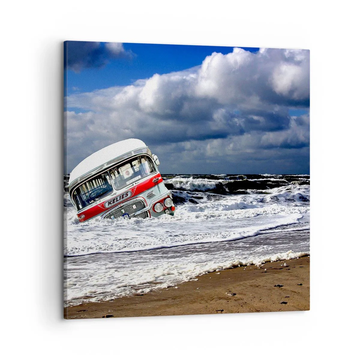 Lærredstryk - Billede på lærred - Og hvad er du overrasket over? - 50x50 cm