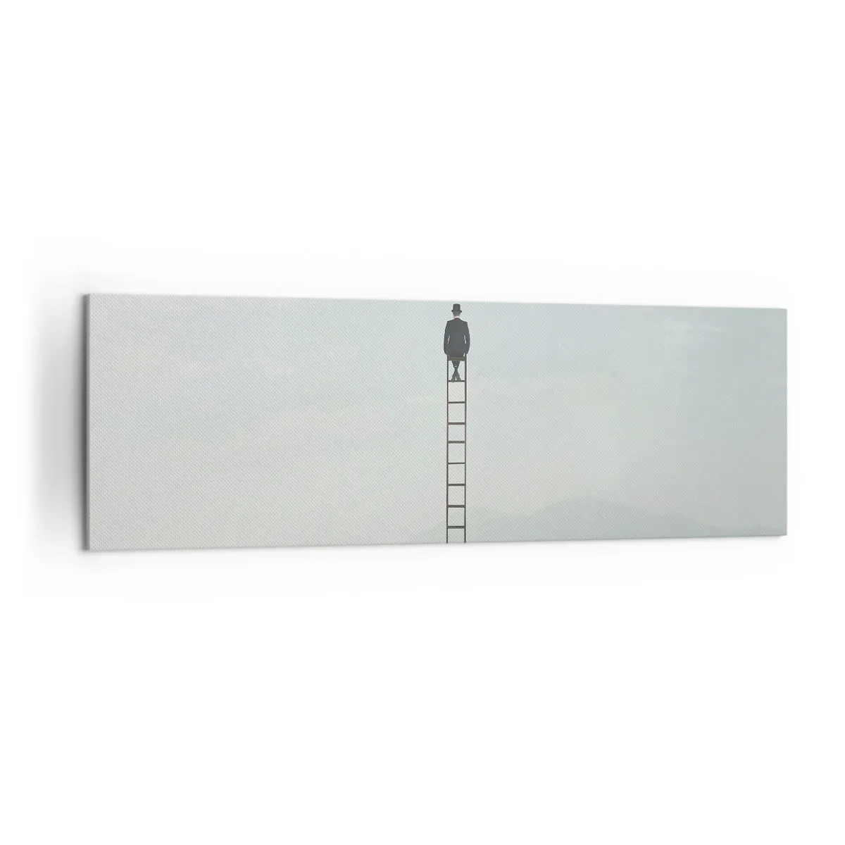 Lærredstryk - Billede på lærred - Stig yderligere - 160x50 cm