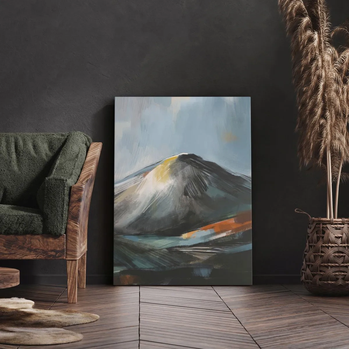 Lærredstryk - Billede på lærred - Rå og smuk - 50x70 cm
