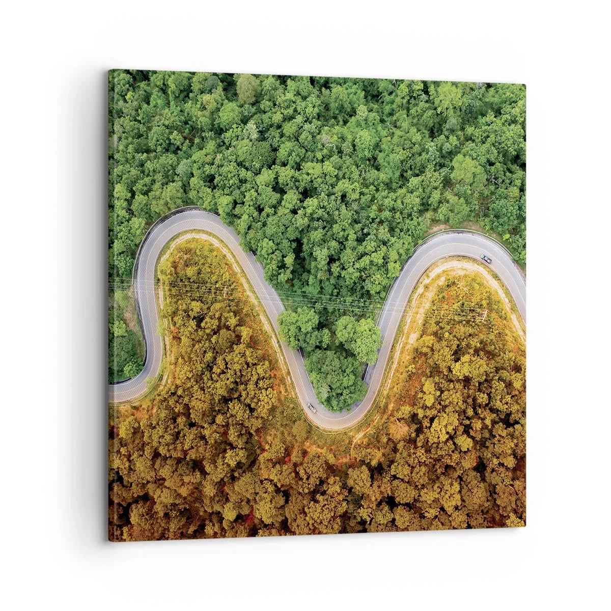 Lærredstryk - Billede på lærred - Grænser og gennembrud - 60x60 cm