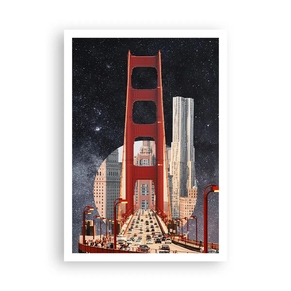 Plakat - Altid i centrum - 70x100 cm