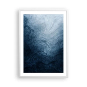 Plakat i hvid ramme - Ind i dybet - 50x70 cm