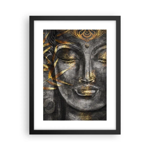 Plakat i sort ramme - Mærk freden - 30x40 cm