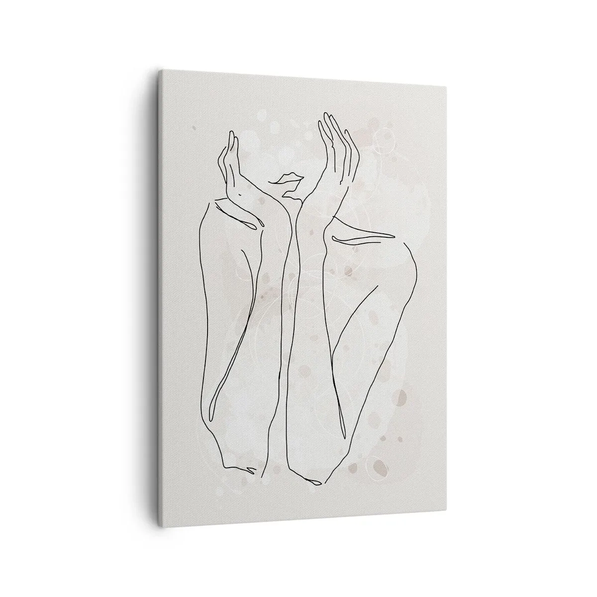 Lærredstryk - Billede på lærred - En drømmende stund - 50x70 cm