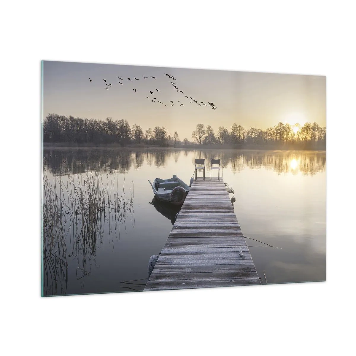 Billede på glas - Jeg kommer tilbage om et stykke tid - 100x70 cm