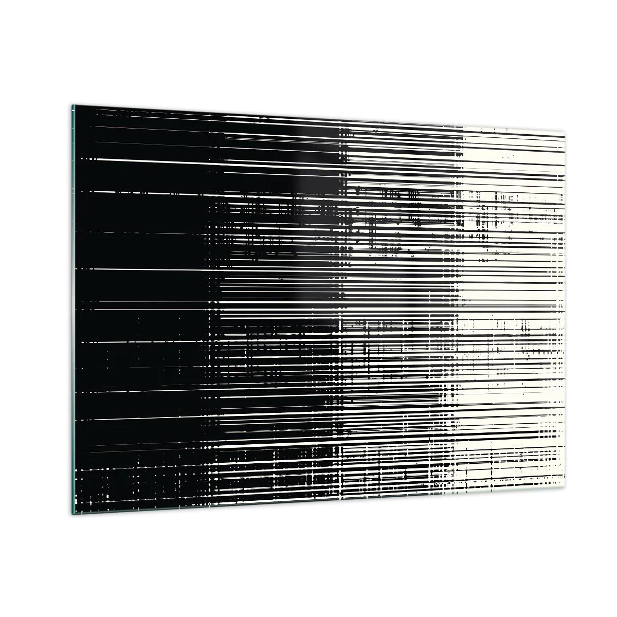 Billede på glas - Bølger og vibrationer - 100x70 cm