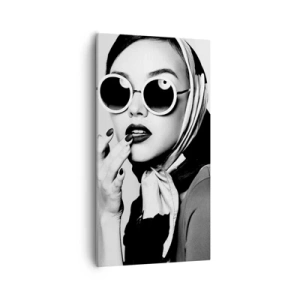 Lærredstryk - Billede på lærred - Hilsner fra 1960'erne. - 55x100 cm