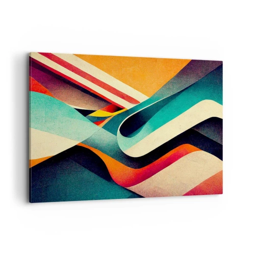 Lærredstryk - Billede på lærred - Intens komposition - 100x70 cm