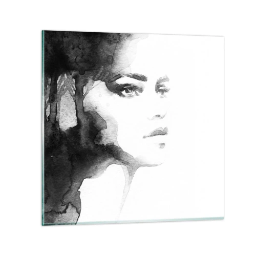 Billede på glas - Lavet af mystik og tåge - 30x30 cm