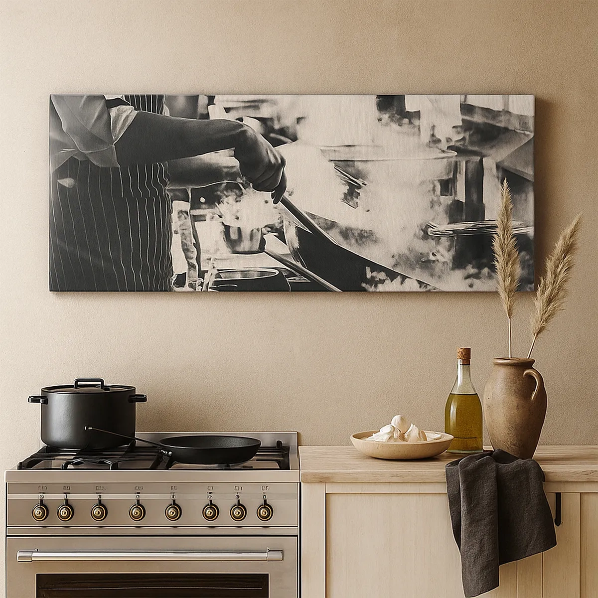 Lærredstryk - Billede på lærred - Smagernes alkymi - 30x30 cm