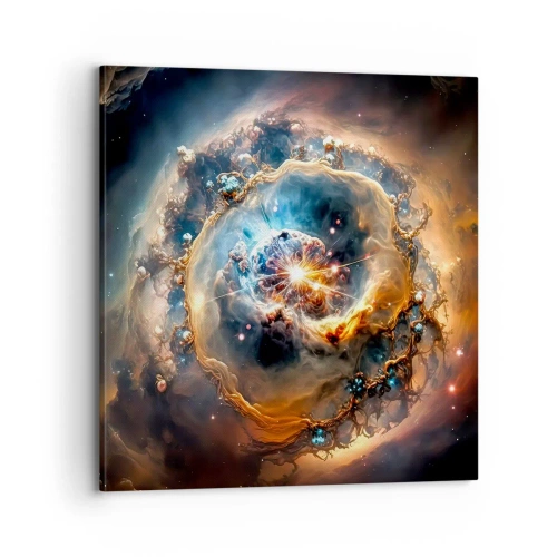 Lærredstryk - Billede på lærred - Begyndelse - 70x70 cm