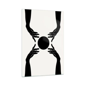 Billede på glas - Et hemmeligt tegn - 70x100 cm