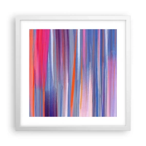 Plakat i hvid ramme - Opstigning - 40x40 cm