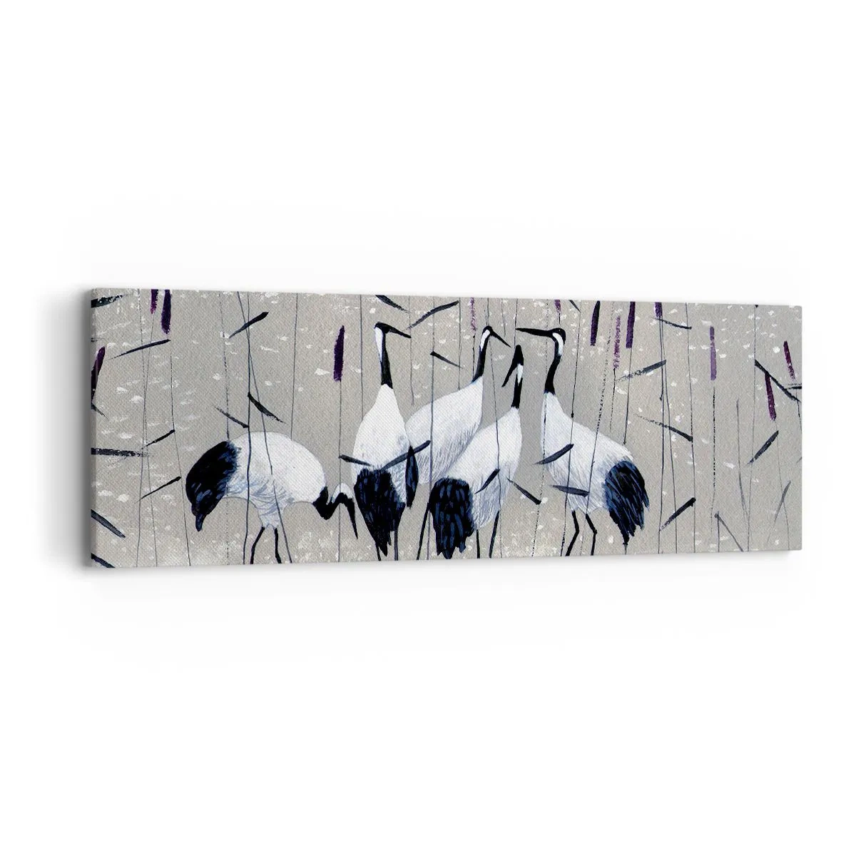 Lærredstryk - Billede på lærred - Blandt sine egne - 90x30 cm