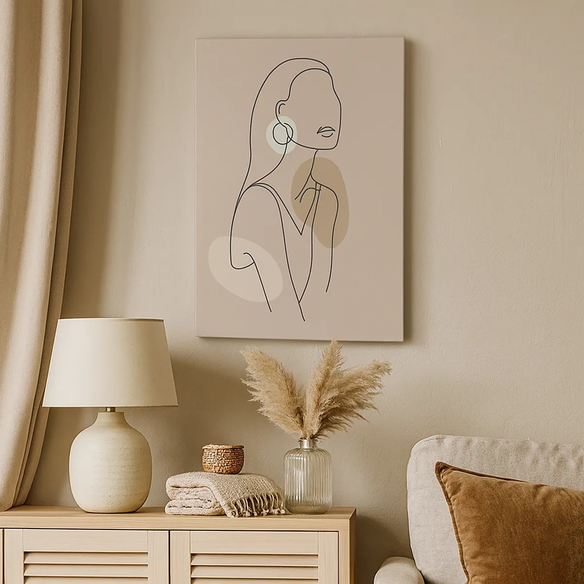 Lærredstryk - Billede på lærred - Et ikon for pigelivet - 50x70 cm