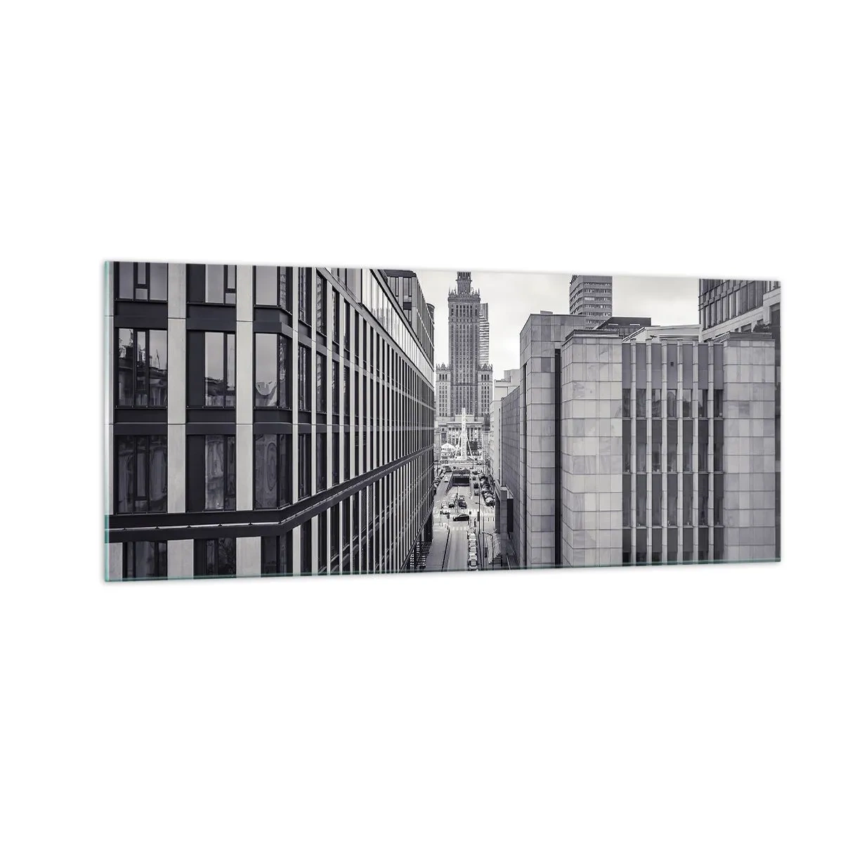 Billede på glas - Warszawa dalen - 100x40 cm