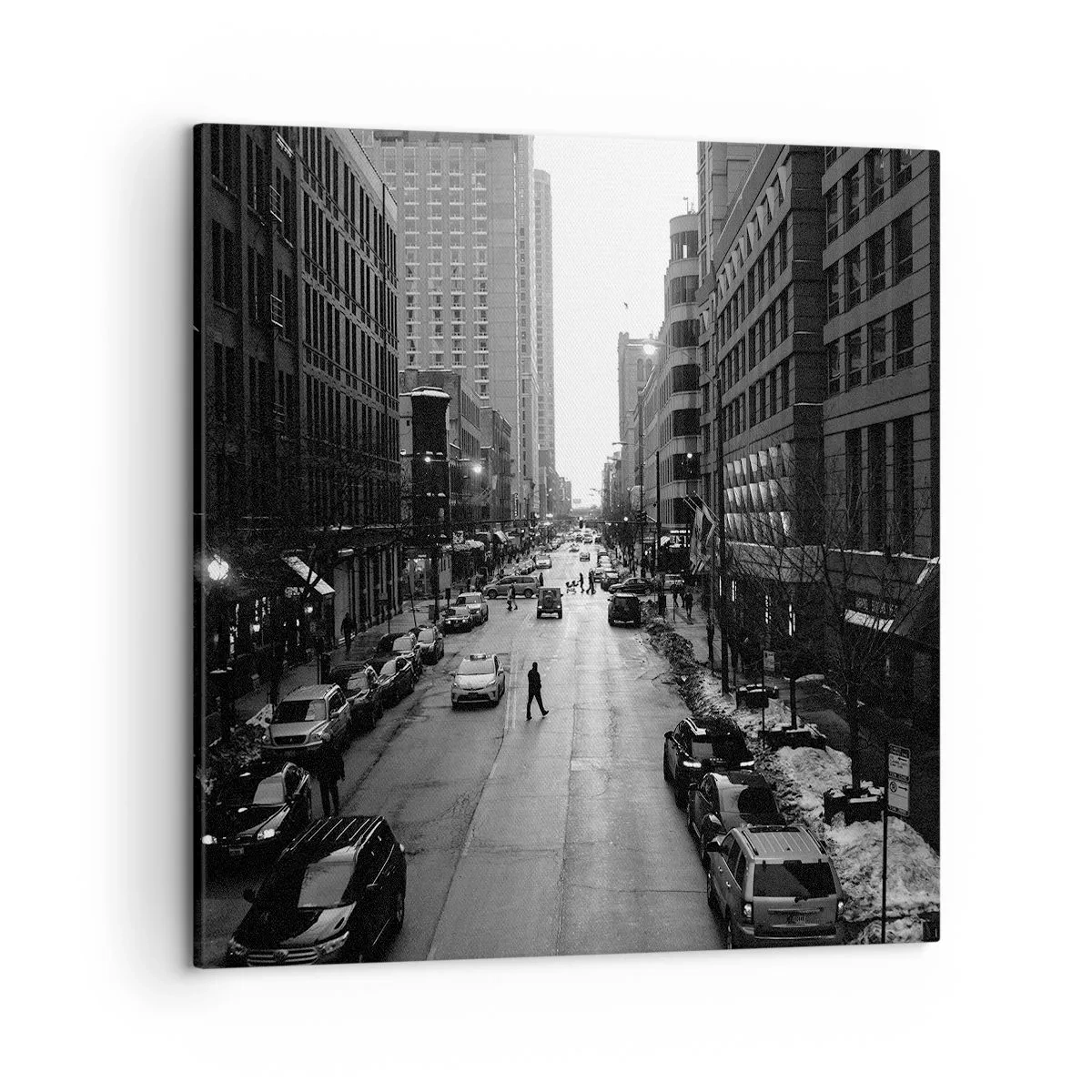 Lærredstryk - Billede på lærred - Endnu en dag som hver dag - 50x50 cm