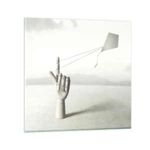 Billede på glas - Styrkeprøve - 70x70 cm