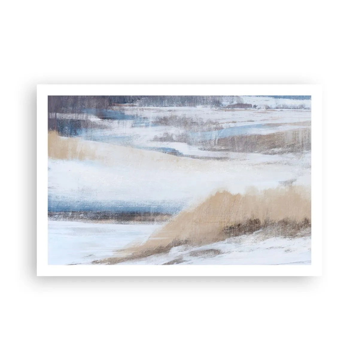 Plakat - Vinterkomposition - 91x61 cm