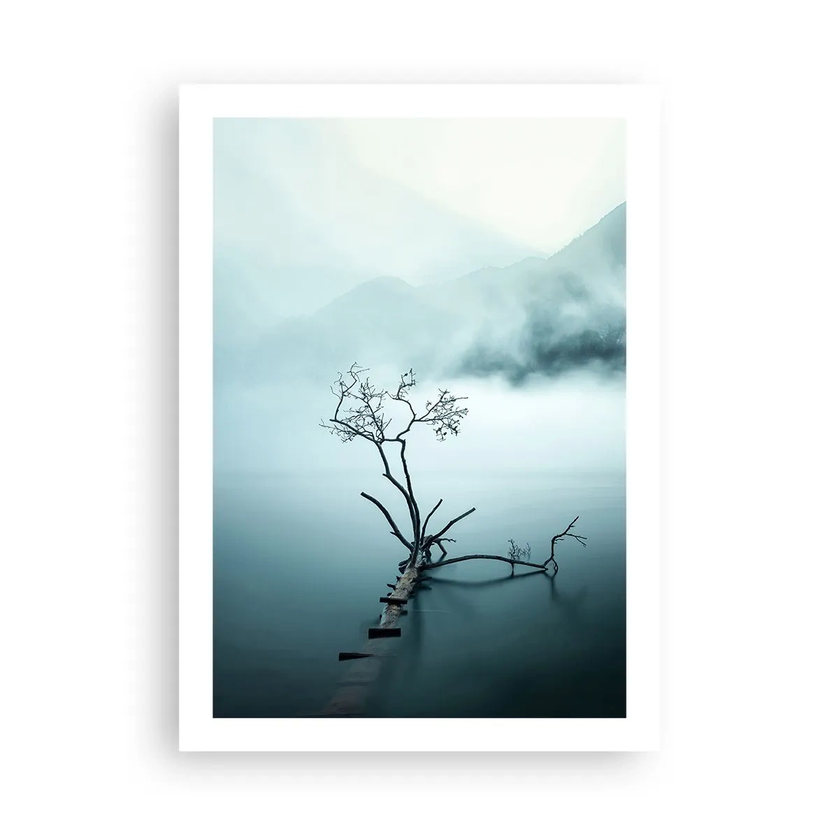 Plakat - Ud af vand og tåge - 50x70 cm