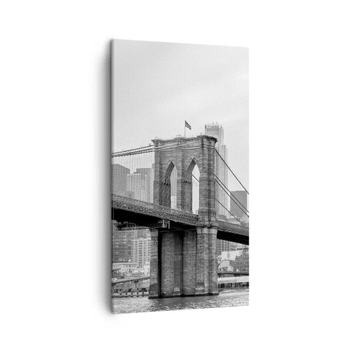 Lærredstryk - Billede på lærred - New York stemning - 45x80 cm