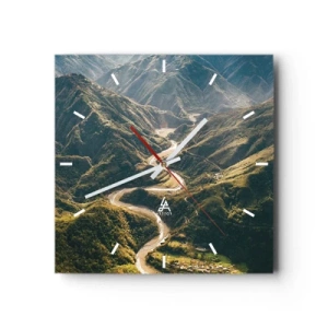 Vægur, Uret - Direkte fra hjertet af bjergene - 30x30 cm