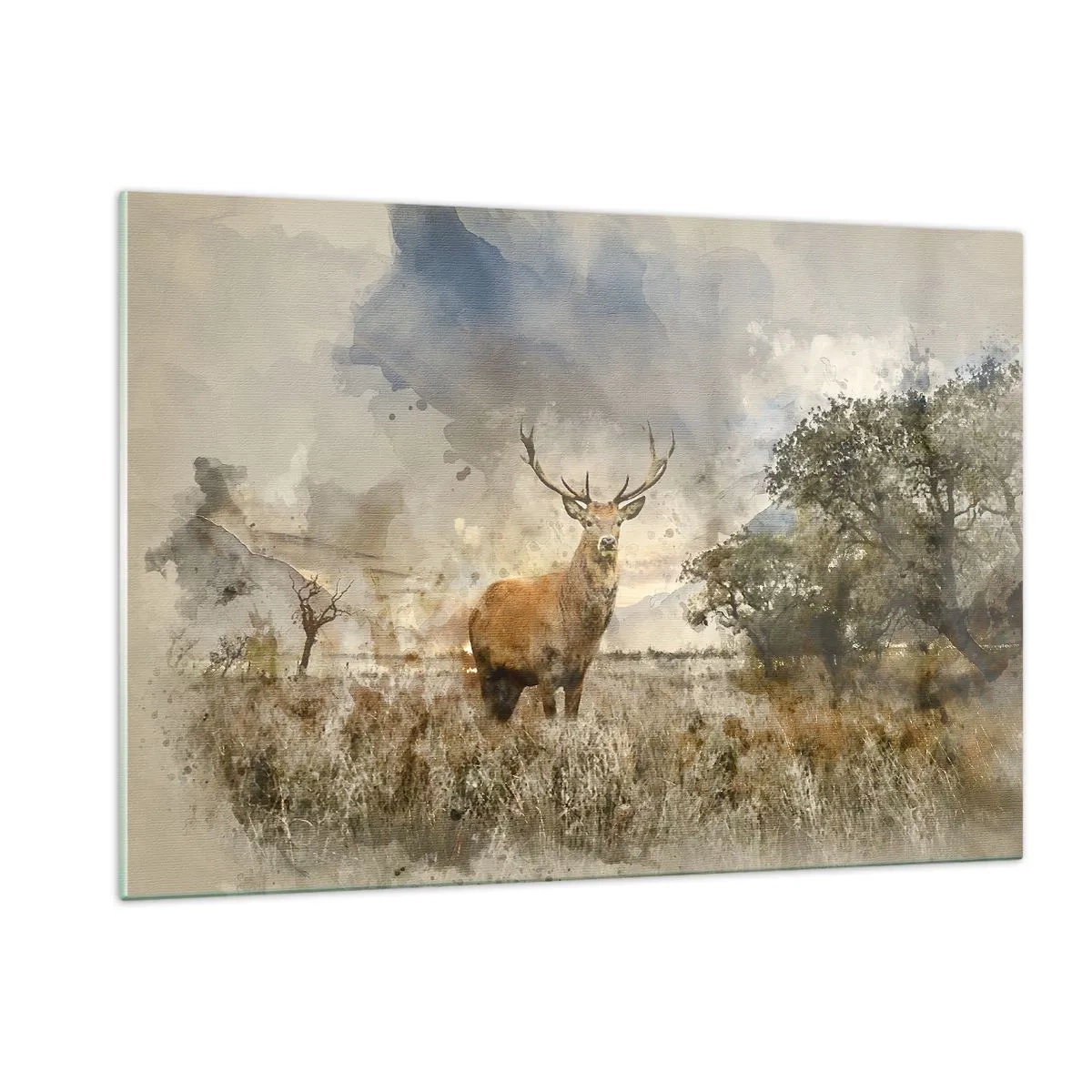 Billede på glas - Værdighed - styrke - værdighed - 120x80 cm