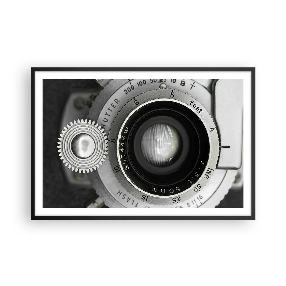 Plakat i sort ramme - Historien om Hollywood - 91x61 cm